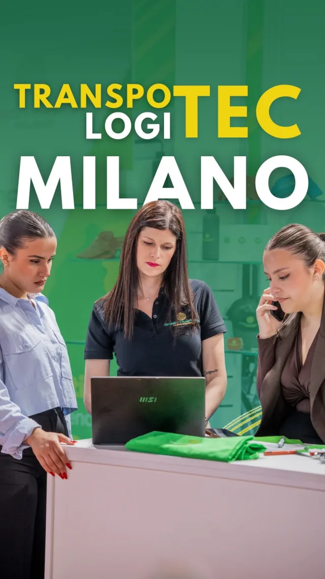 Il team di Speed Trasporti allo stand Transpotec Logitec a Milano
